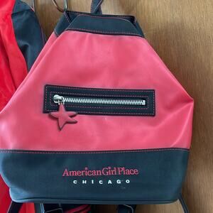 2004 American Girl backpack red Y2K